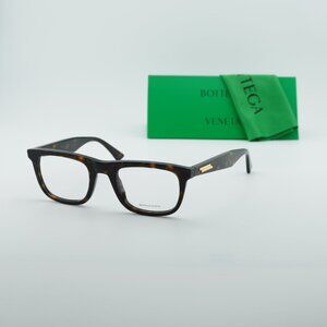 Bottega Veneta BV1129O 002 Rectangle Eyeglasses – Havana 50mm
